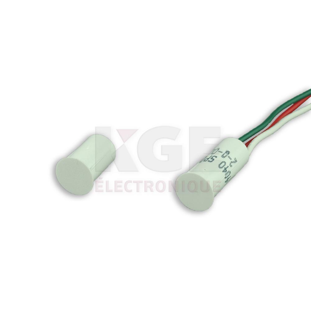 3/8" NO / NC Recessed Magnetic Contact