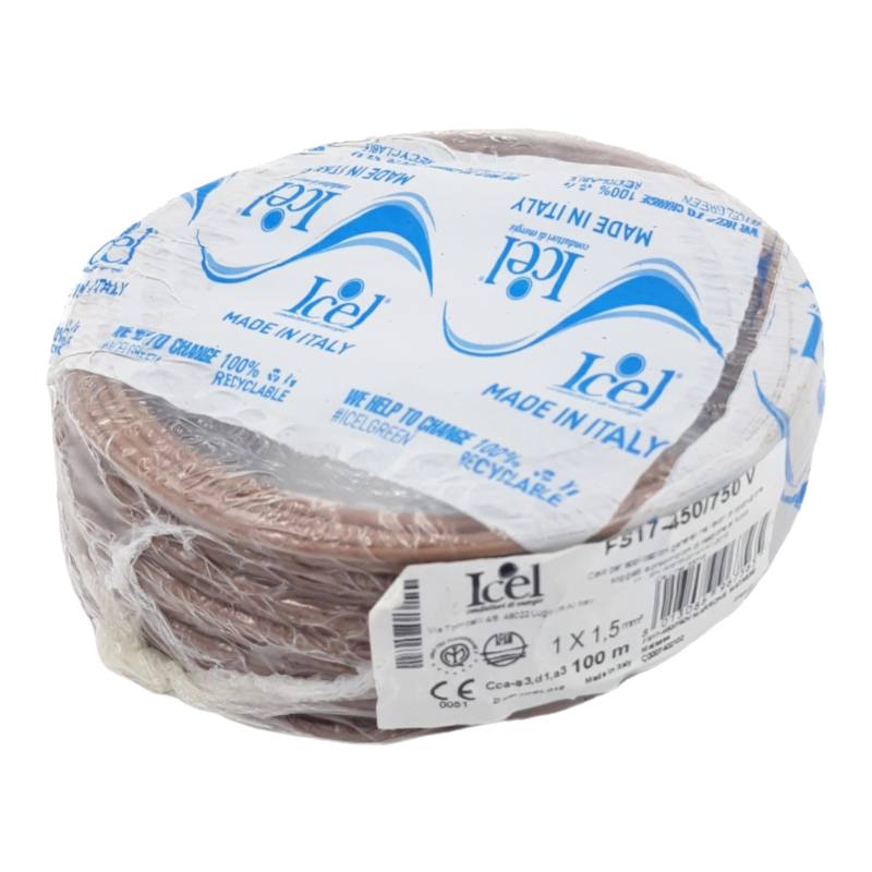 Përcjellës elektrik Blu FS17 1x1.5, 1 m