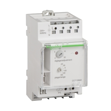 Acti 9 - TH7 - thermostat - 1 zone - -40 °C to +80 °C