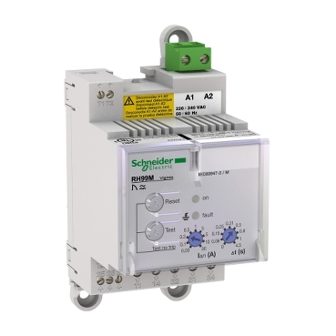 EARTHLEAKAGE RELAY RH99M WITH MANUAL RESET 0.03 TO 30 A 0 TO 4.5 S 24