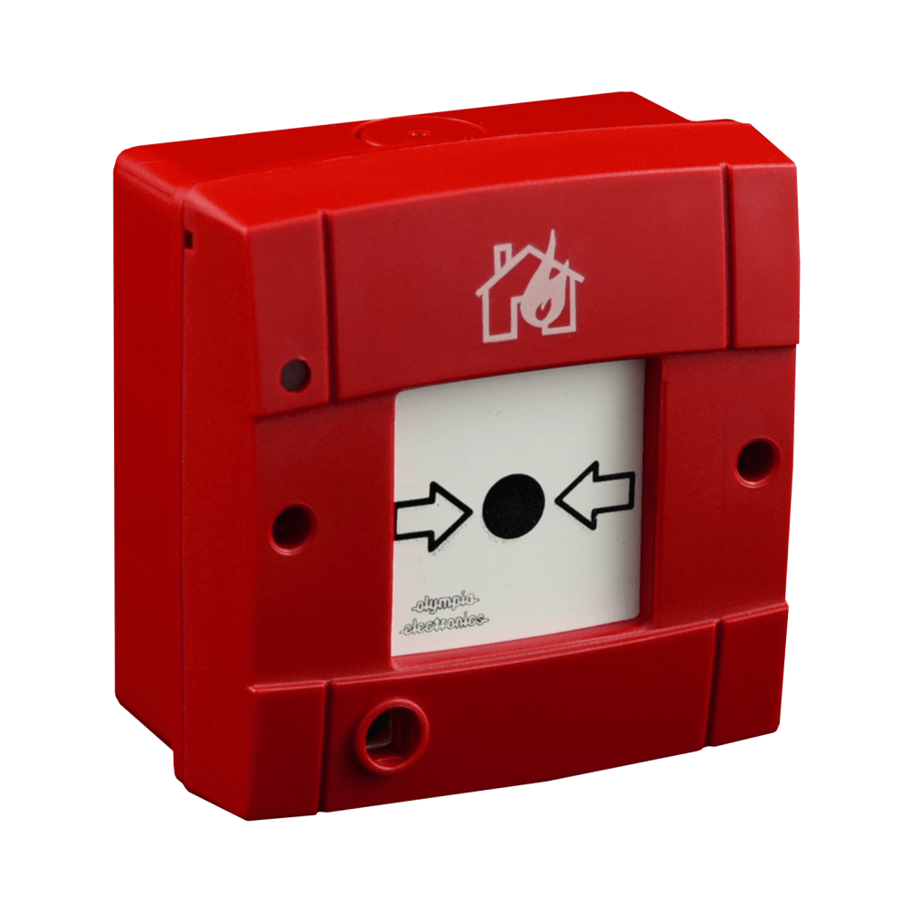 Addressable manual call point with integrated isolator