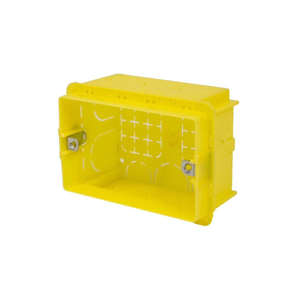 BOX 6 RECTANGULAR MODULES WITH METAL INSERTS 183.5X90X53.5MM