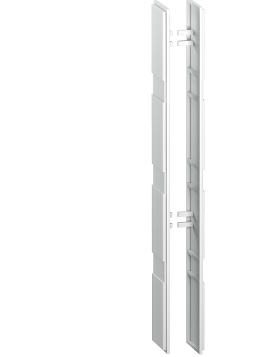 BUSBAR SUPPORT 4P END COVERS FOR 60 BUSBAR INTERAXIS