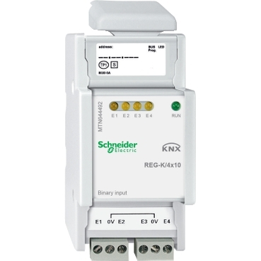 Binary input REG-K/4x10, light grey