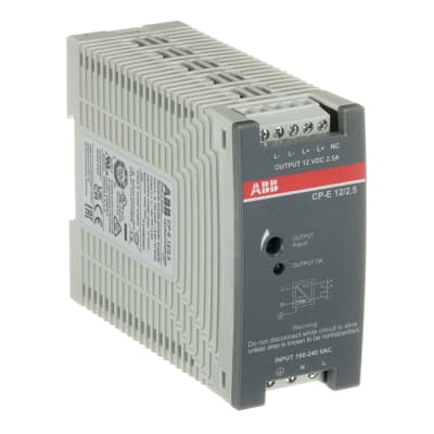 CP-E12/2.5 IN: 100-240VAC OUT: 12 VDC/2.5A