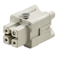 Conn Rectangular F 3 POS Screw ST Cable Mount