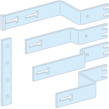 Connection, PrismaSeT P, for MTZ1/NT, 4P, 1000A,horizontal Fixed