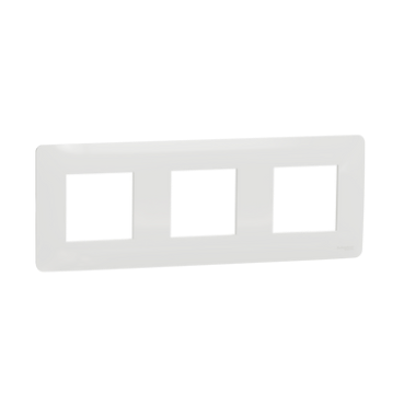 Cover frame, Unica Studio, 3 gangs, white