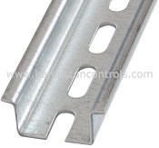 DIN1070 DIN RAIL 2M W/PUNCHED HOLES, GALVANISED STEEL