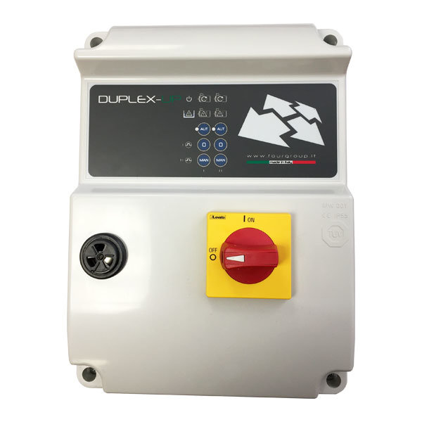 Duplex-Up Electronic Control Panel For Use With Twin Pumps