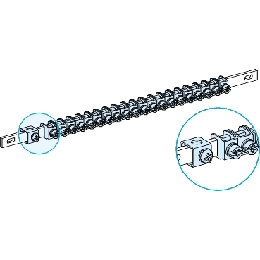 EARTH BAR 35²/40 CLAMPS L450 LINERGY TB