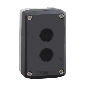 Empty control station XALD plastic 2 horizontal openings