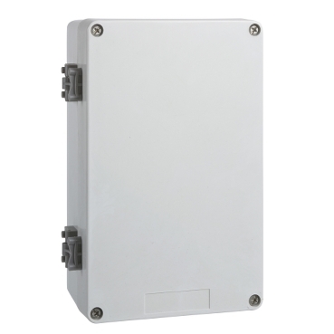 Empty control station, Harmony XAP, XB2 SL, plastic, grey, undrilled, 151x241x87mm, with hinges