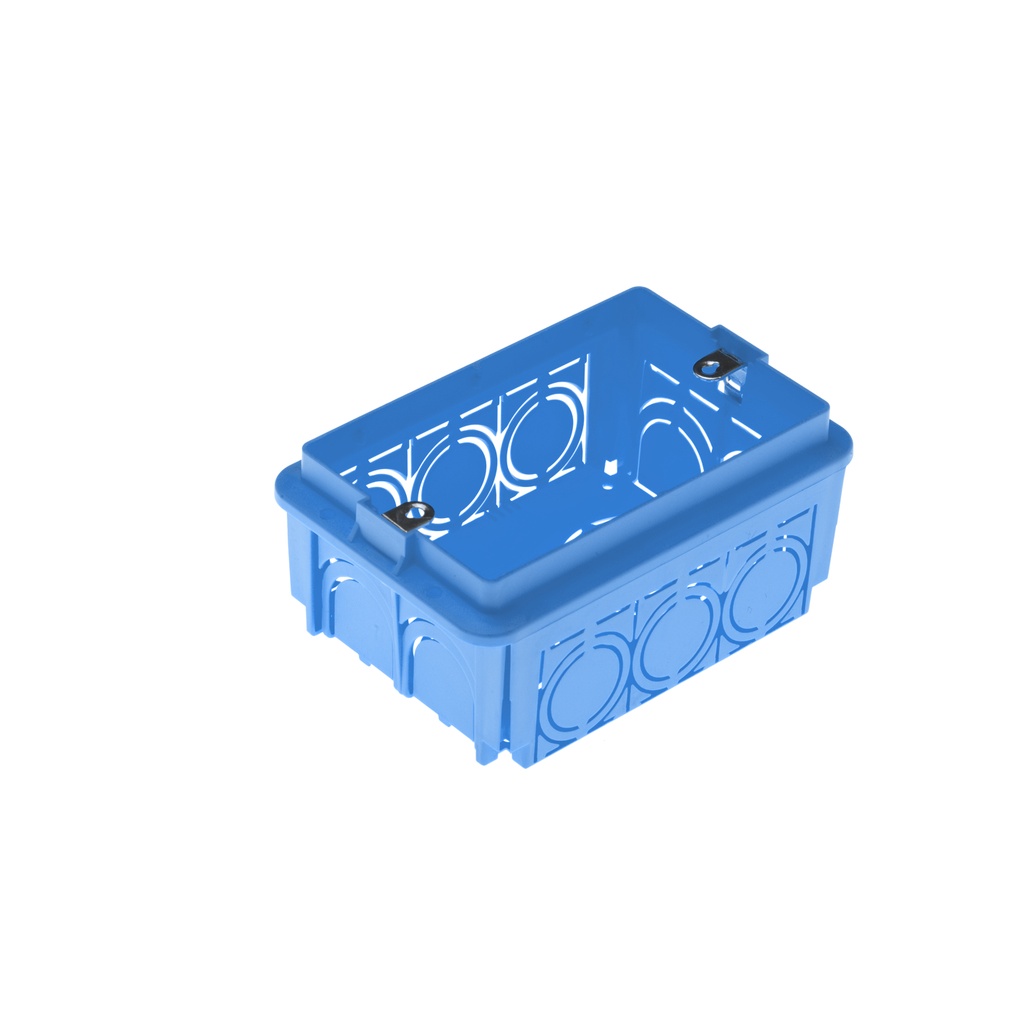 Flush mounting junction box 3 modules