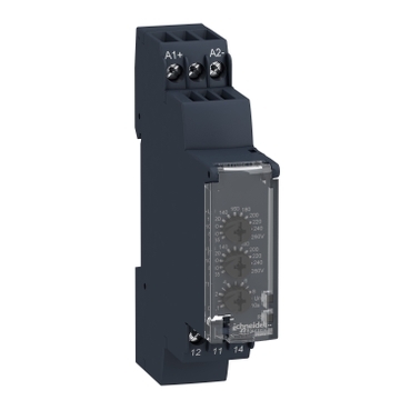 Harmony, Modular 1-phase voltage control relay, 5 A, 1 CO, 65…260 V AC/DC
