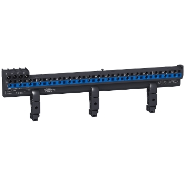 Linergy FM - distribution block - 80 A - W=24 modules 36 holes quick connect, code: 04000, image