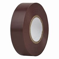 PVC TAPE 0.15MMX19MMX25M BROWN