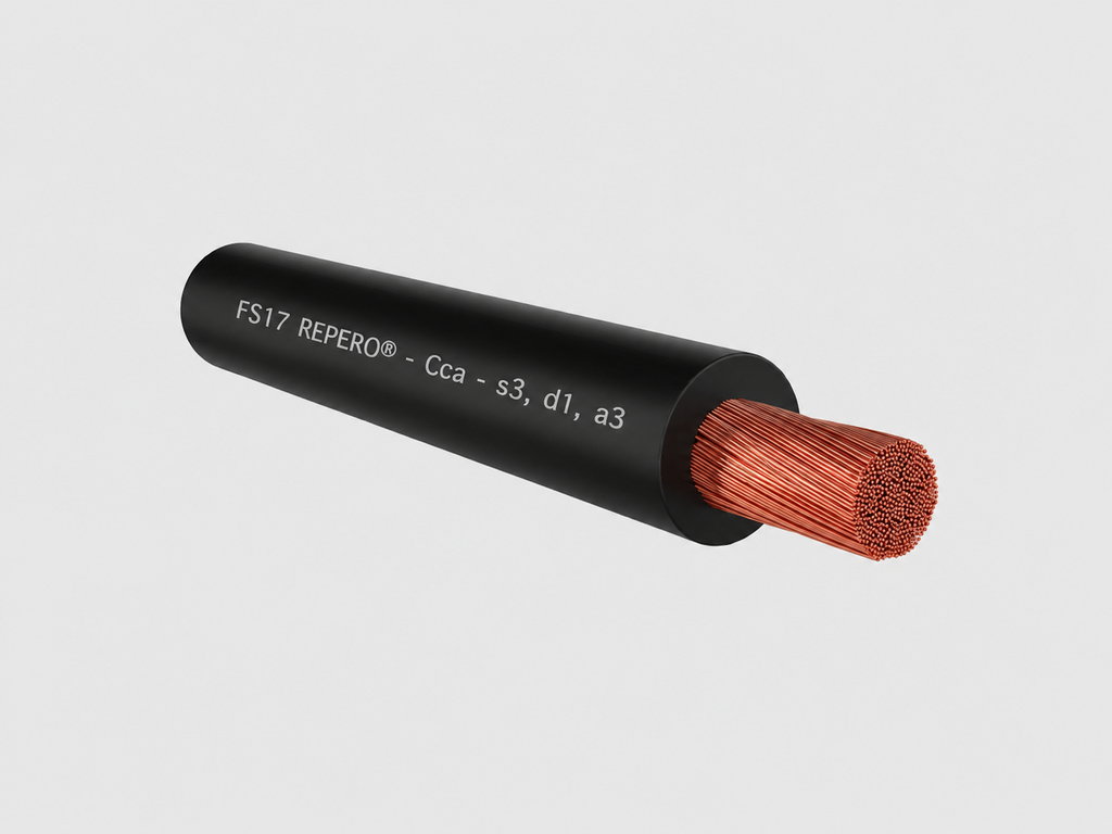 (Tel) Përcjellës njëpolar  Zeze PVC FS17 1x2.5 mm², BK, code: CAV1X2.5NEFS17, image