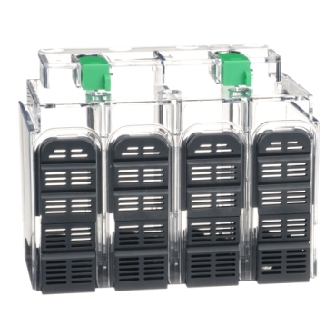 long terminal shield, ComPact NSXm, upstream and downstream mounting, IP40, 4 poles, code: LV426913, image