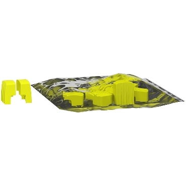 set of 10 end caps 3 Poles for Acti9, code: A9XPE310, image