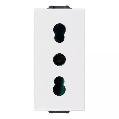 [09203] 2P+E 16A P17/11 outlet white