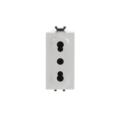 [2CSK1103CH] 2P+E socket outlet, 10/16A - 250V~, P17/P11 type
