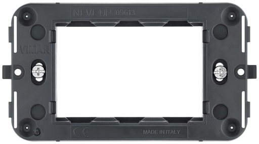 [09613] 3-module mounting frame, with screws, for 3-module mounting boxes