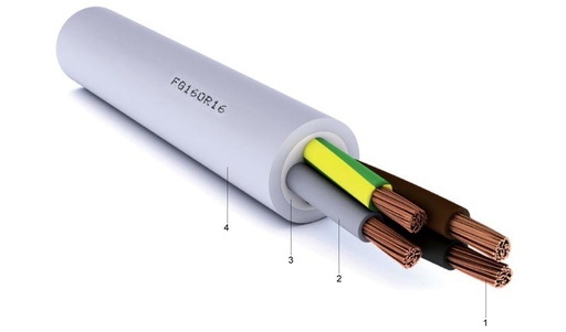 [CAV5X50FG16] 5X50FG16OR - Power cable insulated with high quality