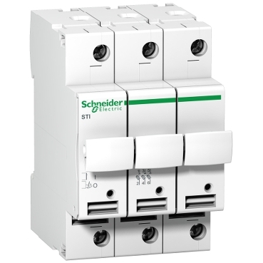 [A9N15656] Acti 9 - fuse-disconnector STI - 3 poles - 25 A - for fuse 10.3 x 38 mm