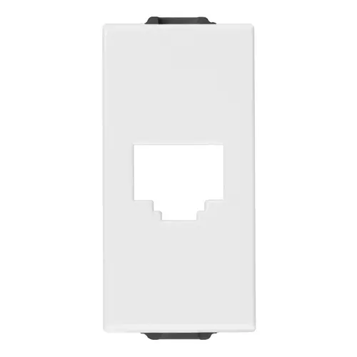 [09338.C] Adaptor for RJ45 connectors with Keystone fixing, white
