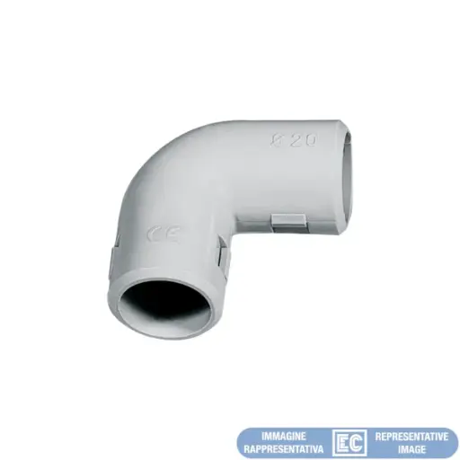 [ECCI16] BRRYL KLLAPA D16 TUB-TUB IP40 --BEND INSPECTIONABLE 90° IP40 Ø16 mm – GREY