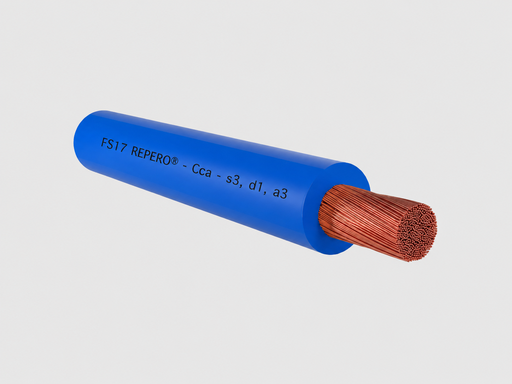 [CAV1X2.5BLFS17] (Tel) Përcjellës elektrik Blu FS17 1X2.5 BL M 450/750V 