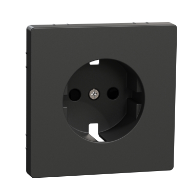 [MTN2330-6034] Central plate for SCHUKO socket-outlet insert, shut., anthracite, System Design