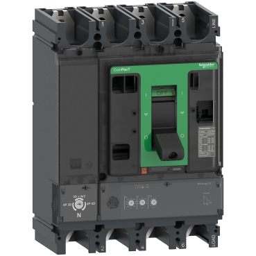 [C63F42D630] Circuit breaker ComPacT NSX630F, 36kA at 415VAC, MicroLogic 2.3 trip unit 630A, 4 poles 4d