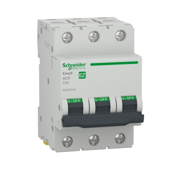 [EZ9F35332] Circuit breaker, Easy 9, 3P, 32 A, curve C, 6000 A