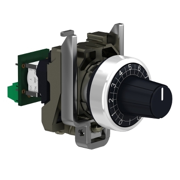 [XB4BD912R1K] Complete potentiometer, Harmony XB4, metal, 22mm, 1K