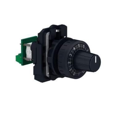 [XB5AD912R10K] Complete potentiometer, Harmony XB5, plastic, 22mm, 10K