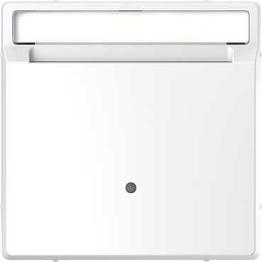 [MTN3854-6035] Cover plate, Merten System M, for Hotel keycard holder, with labelling field, lotus white