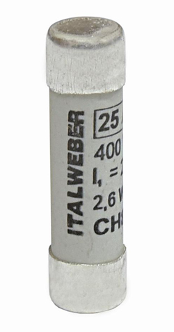 [IW1411025] Cylindrical fuse 8.5 x 31.5 mm - Type: CH8 - Curve: gG - Current = 25A - Voltage = 400V