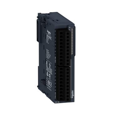 [TM3DI16] Discrete input module, Modicon TM3, 16 inputs (screw) 24 VDC