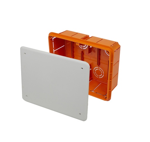 [FM38001] FLUSH-MOUNTED MODULAR JUNCTION BOX WITH SHOCKPROOF LID 92X92X45