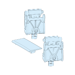 [08585] FRONT PLATE HINGE KIT