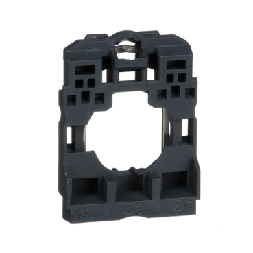 [ZB5AZ009] Harmony XB5, Body/fixing collar for electrical block, plastic