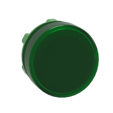 [ZB5AV033] Head for pilot light, Harmony XB5, plastic, green, 22mm, universal LED, plain lens