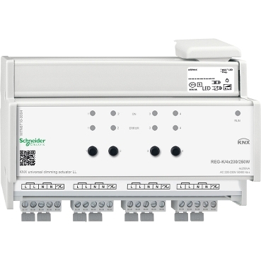 [MTN6710-0004] KNX universal dimming actuator LL REG-K/4x230/250W