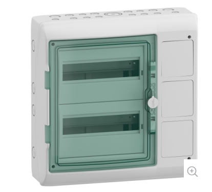 [13991] Kaedra - for modular device with interface - 2x12 modules - 1+1 terminal blocks