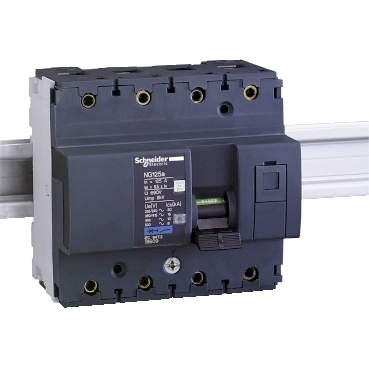 [18608] Miniature circuit breaker (MCB), Acti9 NG125a, 4P, 100A, C curve, 16kA (IEC/EN 60947-2)