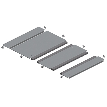 [NSYEC862] Two entries cable gland plate, PanelSeT SFN, PanelSeT SF,for electrical